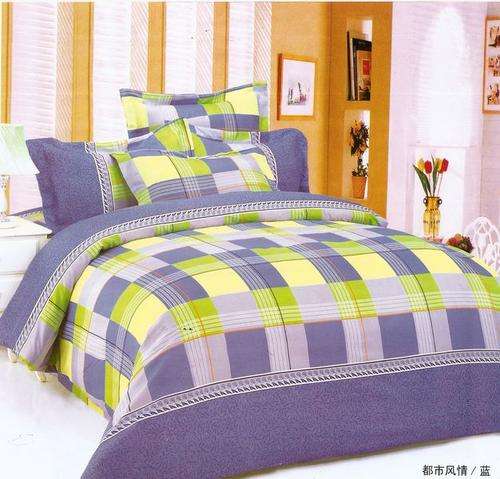 6 Piece - Cotton Feel - Printed - Double bed- Duvet Set