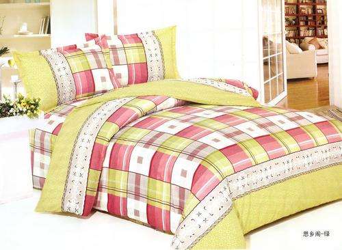 6 Piece - Cotton Feel - Printed - Double bed- Duvet Set
