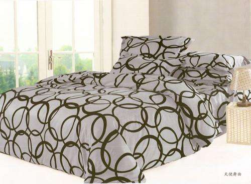 10 Piece - Cotton Feel - Printed - Bed Linen - Double bed- Duvet & Curtain Set