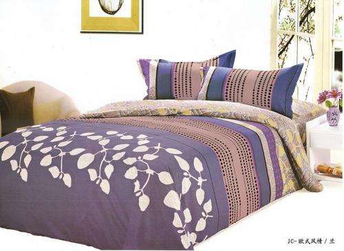 6 Piece - Seersucker Cotton Feel - Bed Linen - Double Bed Size- Duvet Cover Set