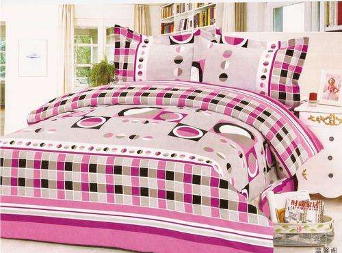 6 Piece - Seersucker Cotton Feel - Bed Linen - Double Bed Size- Duvet Cover Set
