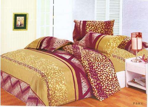 6 Piece - Seersucker Cotton Feel - Bed Linen - Double Bed Size- Duvet Cover Set