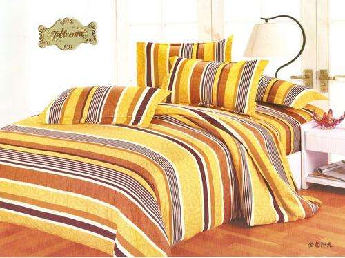 6 Piece - Seersucker Cotton Feel - Bed Linen - Double Bed Size- Duvet Cover Set