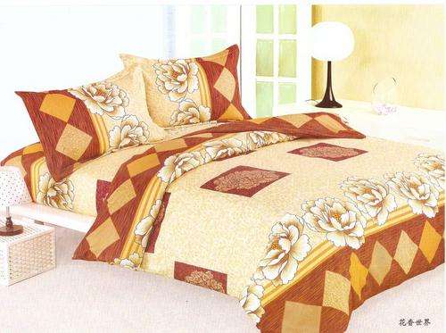 6 Piece - Seersucker Cotton Feel - Bed Linen - Double Bed Size- Duvet Cover Set