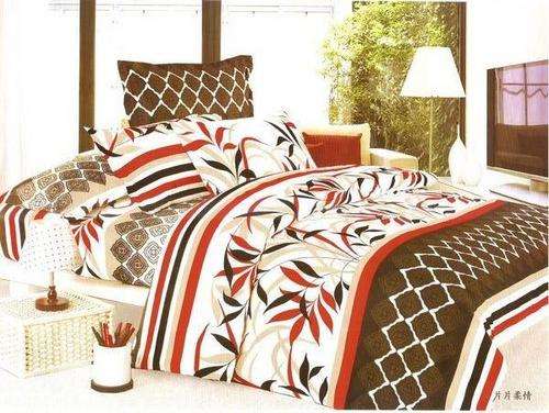 6 Piece -Super Soft Cotton Feel - Bed Linen - Double Bed Size- Duvet Cover Set