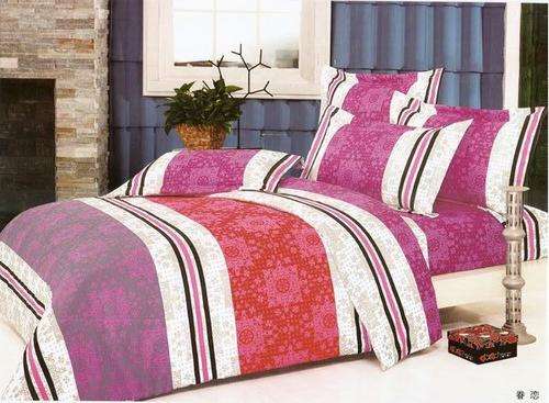 6 Piece -Super Soft Cotton Feel - Bed Linen - Double Bed Size- Duvet Cover Set
