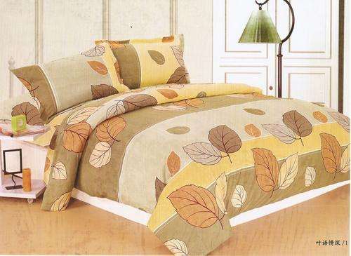6 Piece - Seersucker Cotton Feel - Bed Linen - Double Bed Size- Duvet Cover Set
