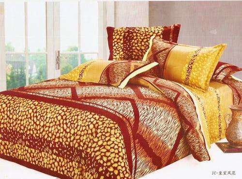 6 Piece - Seersucker Cotton Feel - Bed Linen - Double Bed Size- Duvet Cover Set