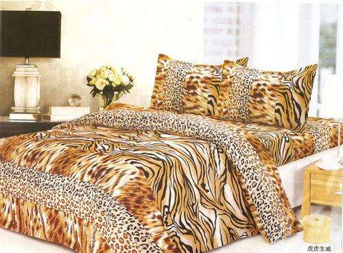 6 Piece - Seersucker Cotton Feel - Bed Linen - Double Bed Size- Duvet Cover Set