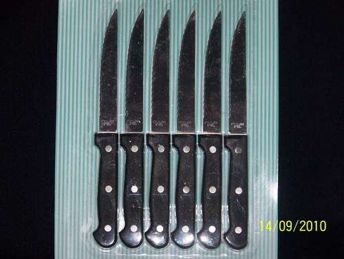 Set of 6 steak knives