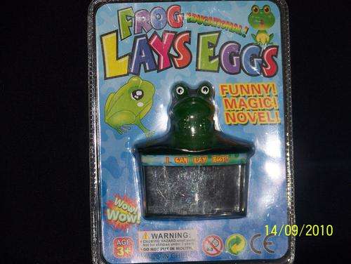 Add water and see how frog lay eggs and they grow too!