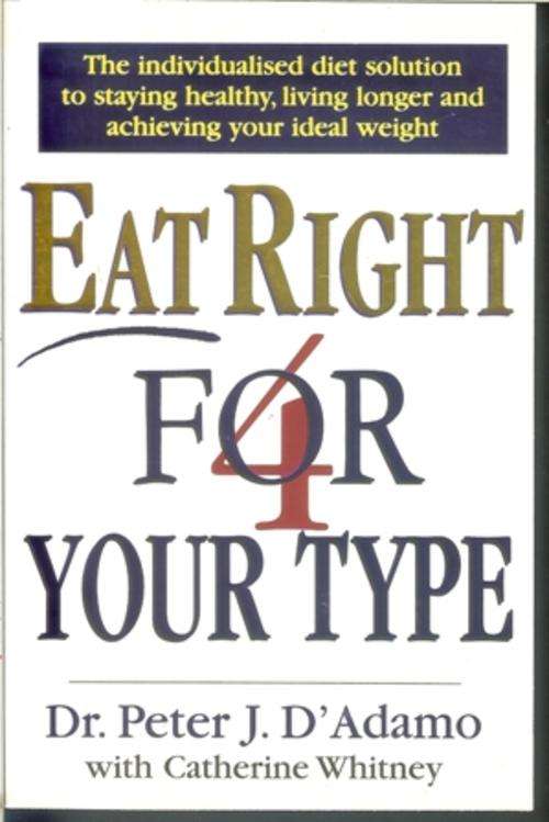 Dr. Peter J.D'Adamo-Eat Right for Your Type (Soft-cover)
