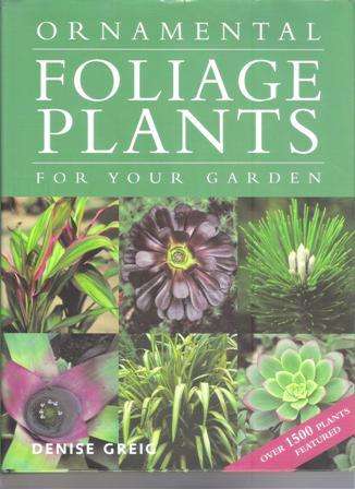 Denise Greig Ormanental Foliage plants for your garden (Large hard cover)