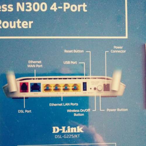 TelkomWireless N300 4 Port USB Router (3G Dongle included)