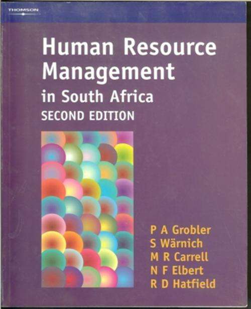 Human Resource Management in South Africa-PA Grobler (Hardcover)