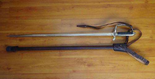 South African Police Sword- (old coat of arms) Made by E&F Horster-Solingen