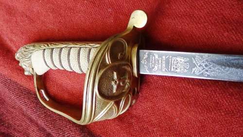 SWORD - Early South african Navy Officers sword
