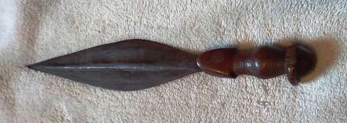 Tribal Knife belonging to the  Luba Tribe  late 19th Century Africa.
