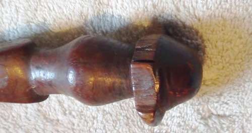 Tribal Knife belonging to the  Luba Tribe  late 19th Century Africa.