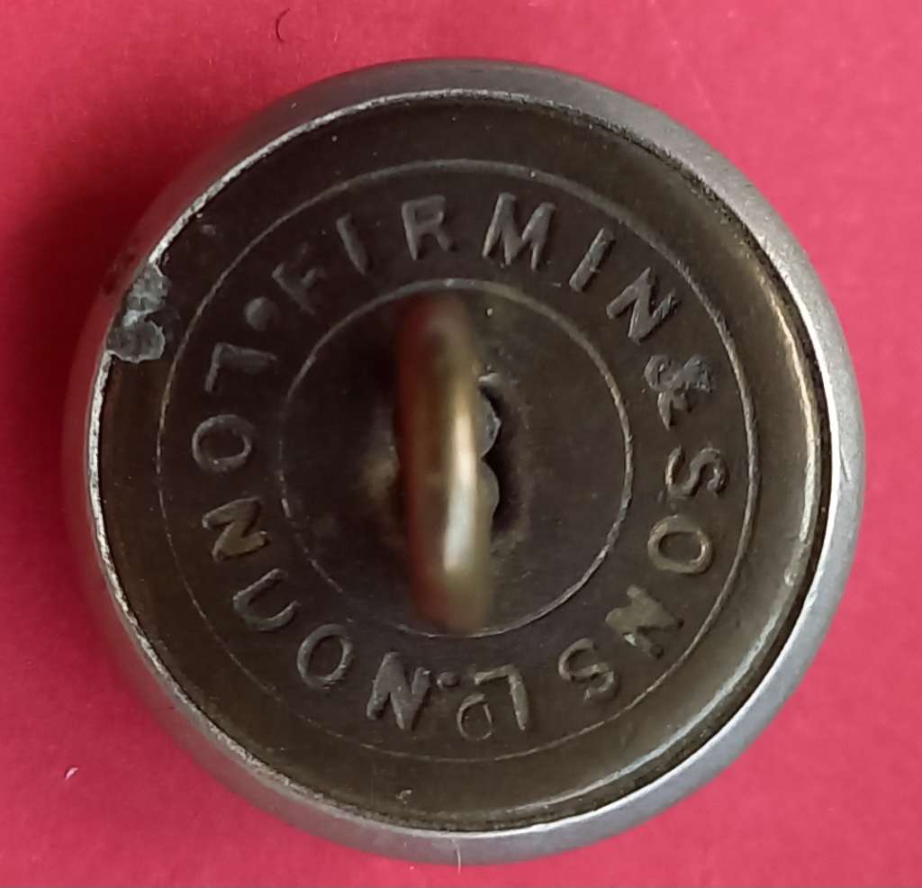 Rare Button Auction.  21mm White Metal Button to the Transvaal Town Police (Firmin and sons London)