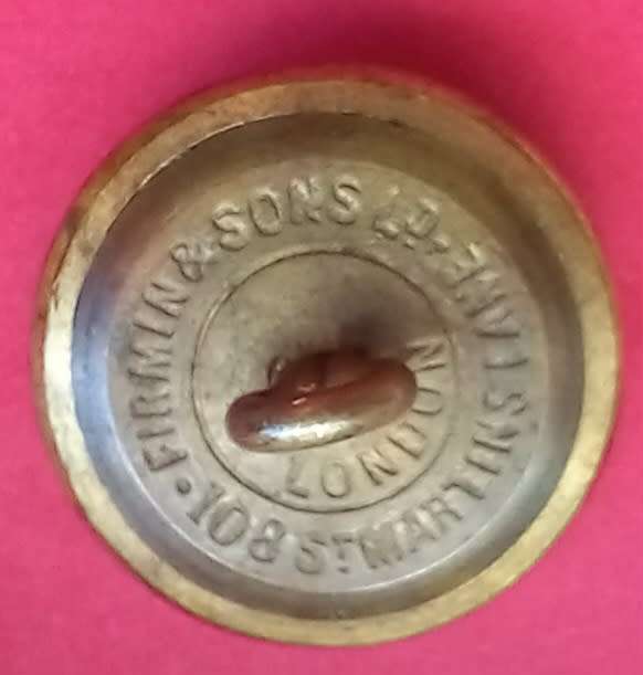 Rare Button Auction.  QVC 24mm GILDED Button Natal Government Railways