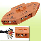 3-Port AV VIDEO GAME SELECTOR SWITCH