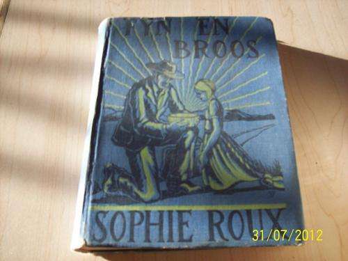 Fyn en Broos deur Sophie Roux-1937 (hardeband kleur-boek mooi heel)