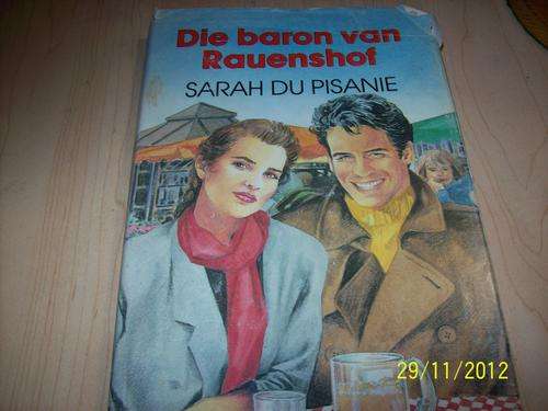 Die Baron van Rauenshof deur Sarah du Pisanie-Boek mooi-Stof het paar skeurtjies
