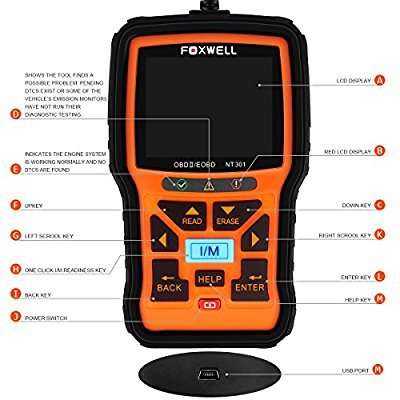 FOXWELL NT301 OBD2 ENGINE SCANNER