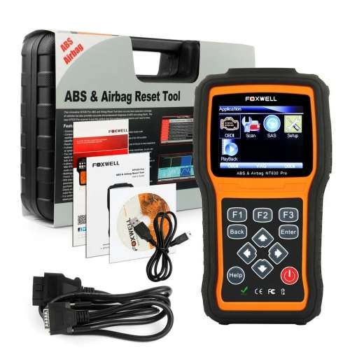 FOXWELL NT630 Pro Engine,ABS,Airbag,SRS,SAS, Reset Scan Tool Anti Lock Brake System OBD2 Scanner