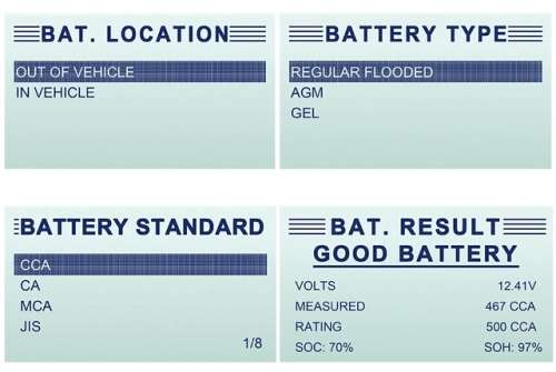 FOXWELL BT100 PRO 12v Car Digital Battery Tester