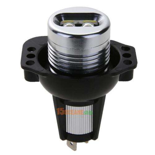 1Pair For BMW E90, E91 White 6000k 2X6W Led Angel Eyes Light Led Angel Bulb For BMW E90 Sedan/Saloon