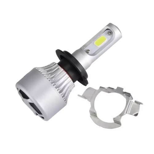 2X HID H7 LED Bulbs Base Retainer Holder Adapter Xenon for Car