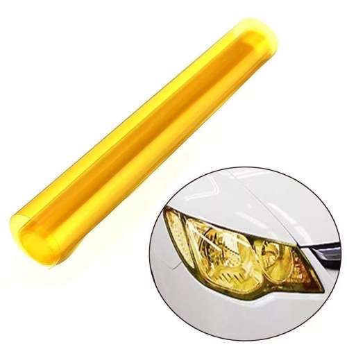 Yellow Taillight Foglight and Headlight Tint Film 30cm x 1m