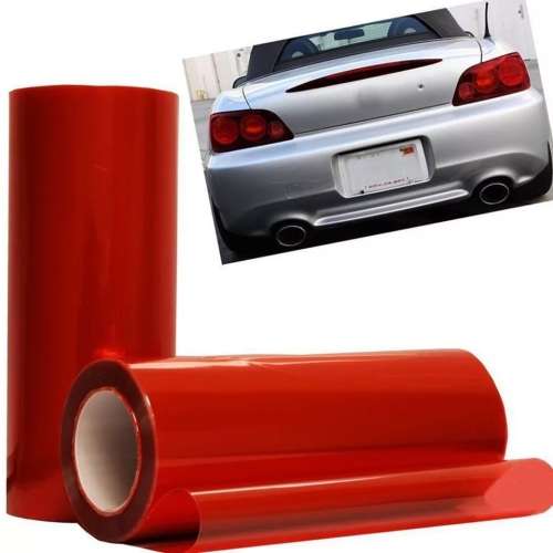 Red Taillight Foglight and Headlight Tint Film 30cm x 1M