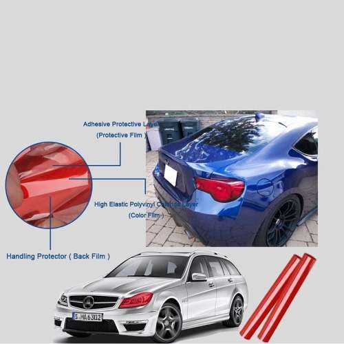 Red Taillight Foglight and Headlight Tint Film 30cm x 1M