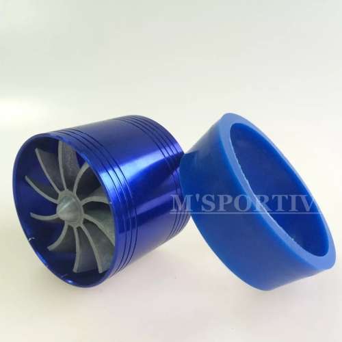 Blue Air Intake Power Launcher  5cm x 6.5cm Single Side Fan
