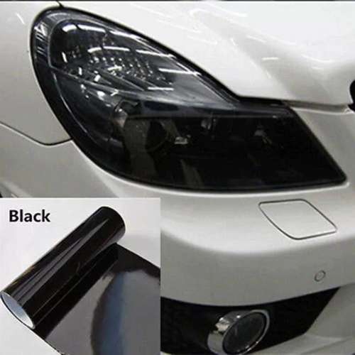 Dark Black Taillight Foglight & Headlight Tint Film 30cm x 1M
