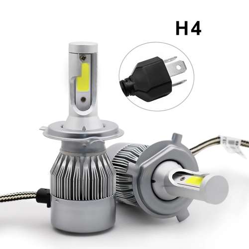 H4 - C6 LED HEADLIGHT 6000K 7600LM/SET
