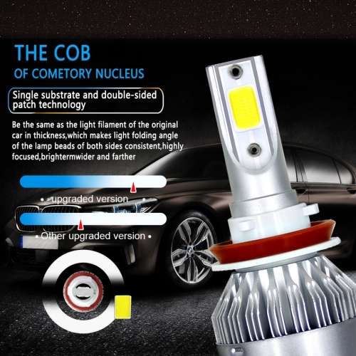 H3 - C6 LED HEADLIGHT 6000K 7600LM
