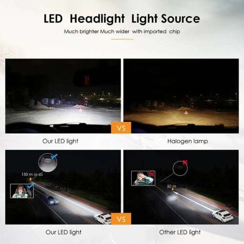 H8/H9/H11 - C6 LED HEADLIGHT 6000K 7600LM