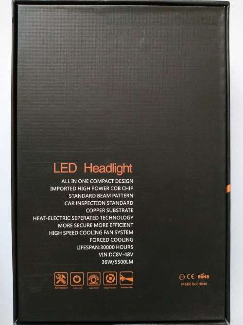 H4 - C7 LED HEADLIGHT 6000K 11000LM