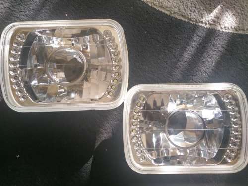 Nissan 1400 Led Angel Eye Crystal Headlights