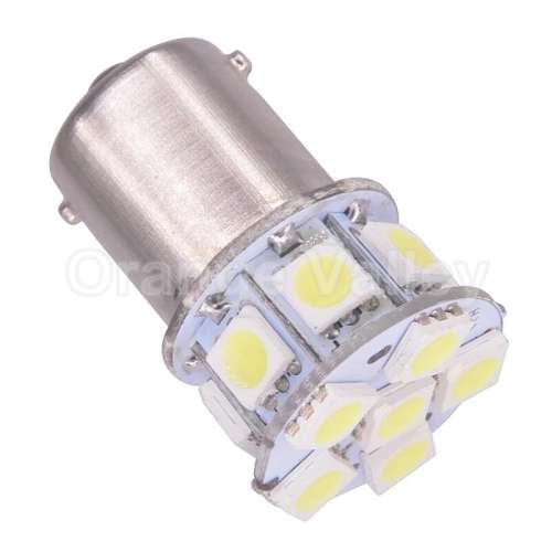 2pcs Car Led 1156 13 SMD 5050 led Turn Signal LED Bulbs - White