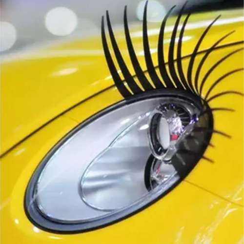 Universal Car Eyelash Set Black
