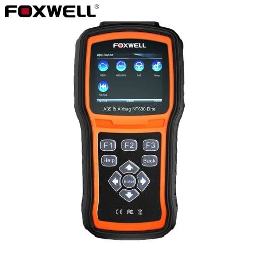 FOXWELL NT630 ELITE Engine,ABS,Airbag,SRS,SAS, Reset Scan Tool Anti Lock Brake System OBD2 Scanner