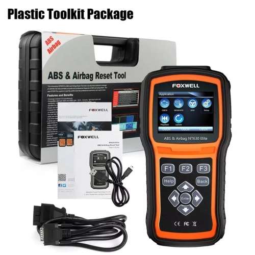 FOXWELL NT630 ELITE Engine,ABS,Airbag,SRS,SAS, Reset Scan Tool Anti Lock Brake System OBD2 Scanner