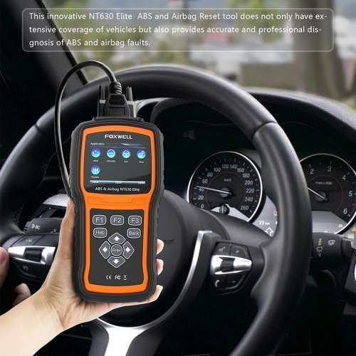 FOXWELL NT630 ELITE Engine,ABS,Airbag,SRS,SAS, Reset Scan Tool Anti Lock Brake System OBD2 Scanner