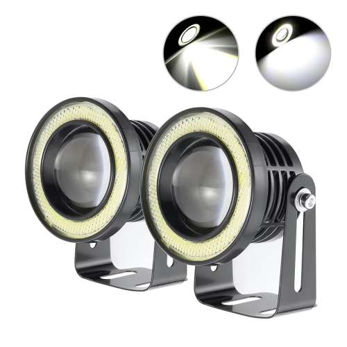 LED FOG ANGEL EYES SET PROJECTOR WATERPROOF R500