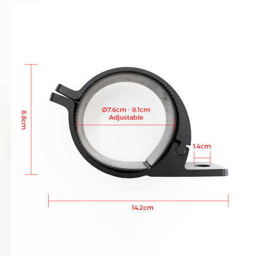 76-81mm PAIR Bullbar Mounting Bracket Clamp LED light bar Driving Offroad